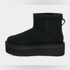 UGG CLASSIC MINI PLATFORM BLACK W10 / M9